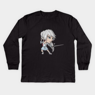 Weiss Schnee Kids Long Sleeve T-Shirt